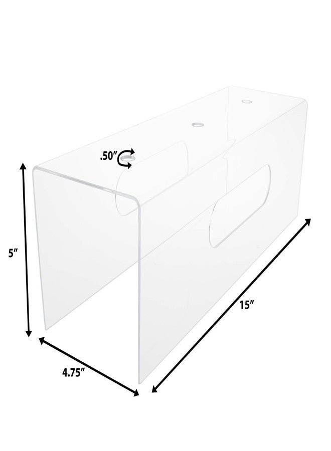 SourceOne Premium Clear Acrylic Cotton Candy Holder with 3 Holes - Image 3